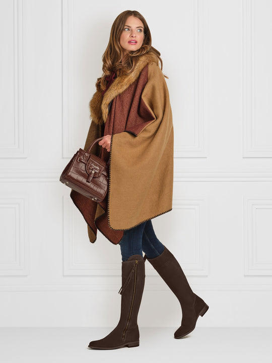 The Mini Windsor Handbag - Conker Leather
