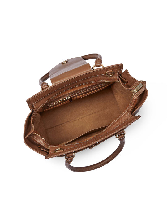 The Windsor Tote - Tan Suede