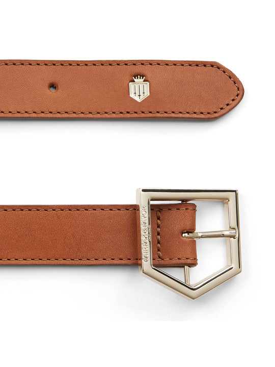 The Hampton Belt - Tan &amp; Navy
