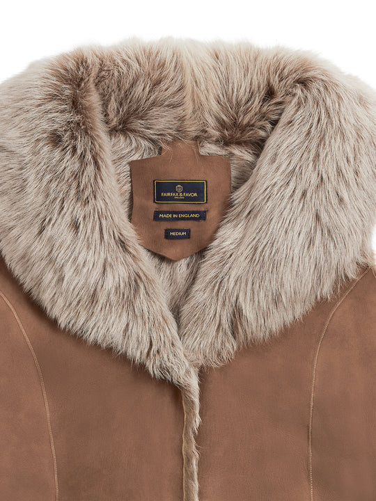 The Reversible Elizabeth Gilet - Mushroom