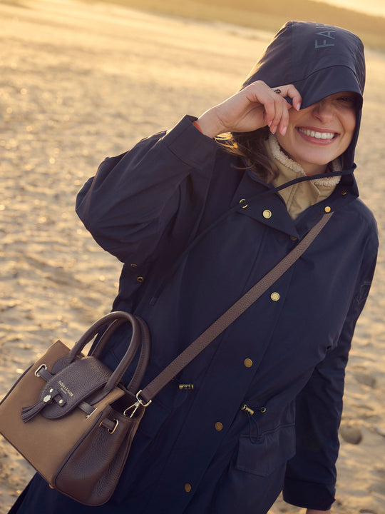 Cressida Rain Coat - Navy