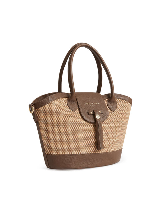 The Windsor Basket Bag - Tan