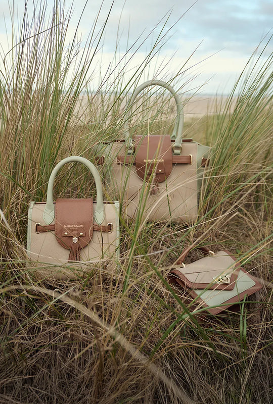 Mini Windsor Handbag - Mint Tri-Colour (Limited Edition)