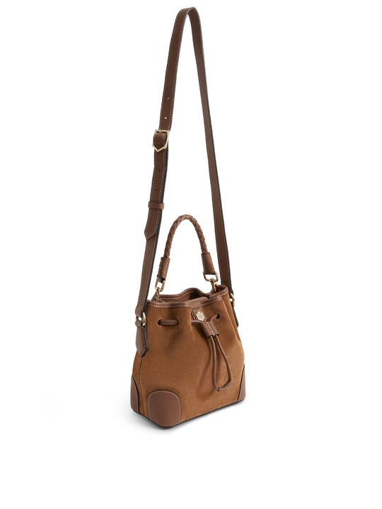 The Mini Bibury Bucket Bag - Tan Suede