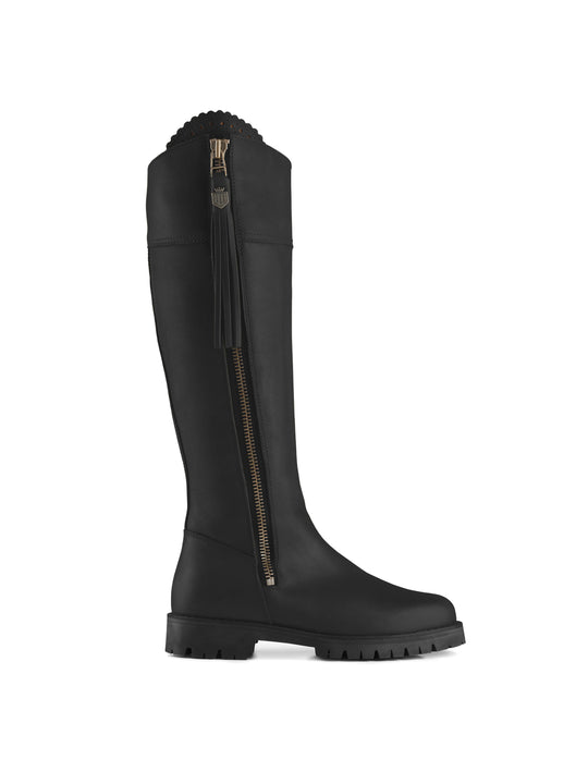 The Explorer (Narrow Fit) - Black Leather