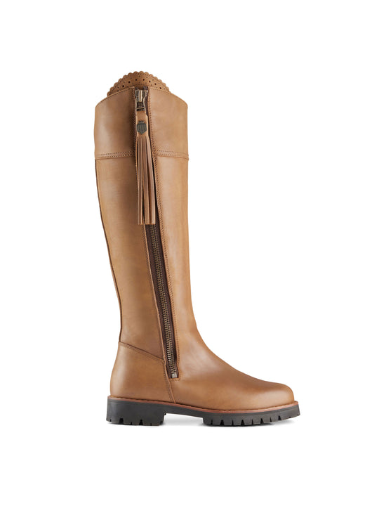 The Explorer - Women's Waterproof Boots - Oak Leather, Narrow Calf