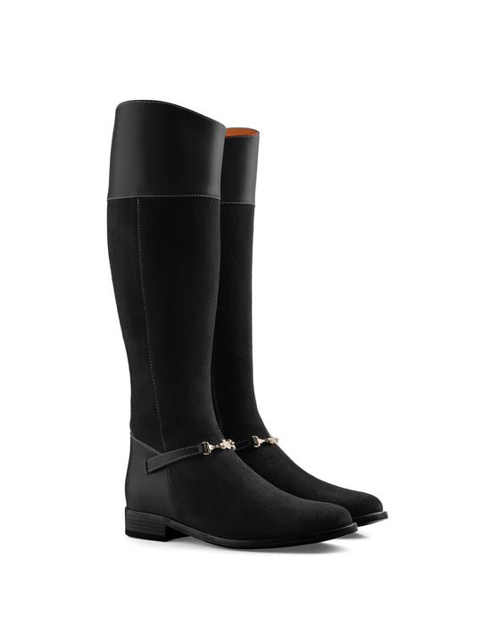 The Octavia (Sporting Fit) - Black Suede