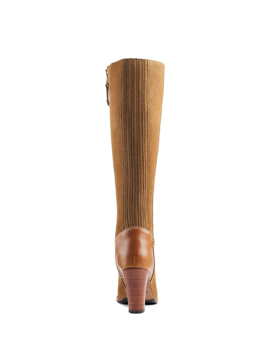 The Heeled Octavia (Sporting Fit) - Tan Suede