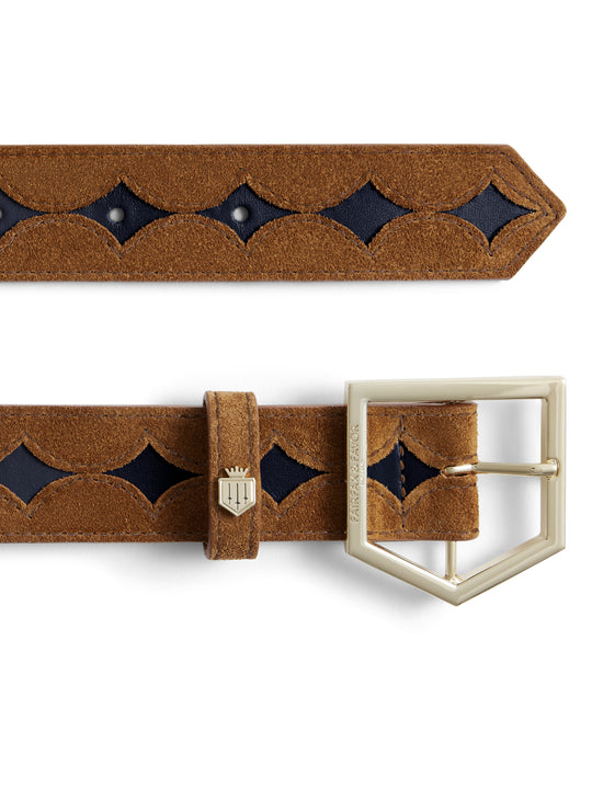 Ohio Belt - Tan & Navy