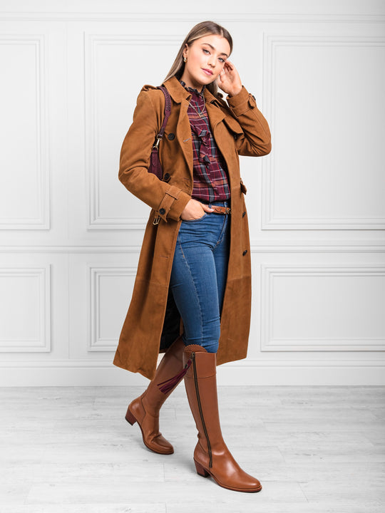 The Heeled Regina (Narrow Fit) - Tan Leather