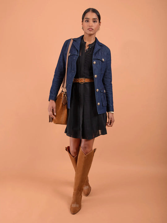 Bibury Bucket Bag - Tan Suede