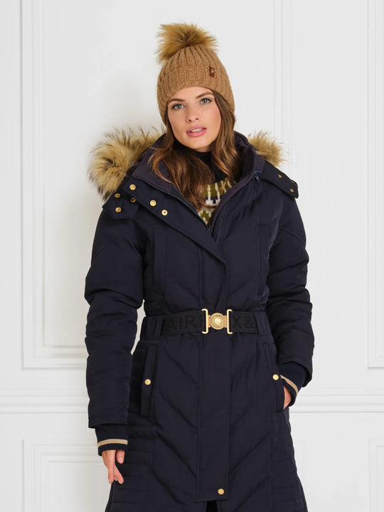 The Signature Bobble Hat - Women's Bobble Hat - Camel