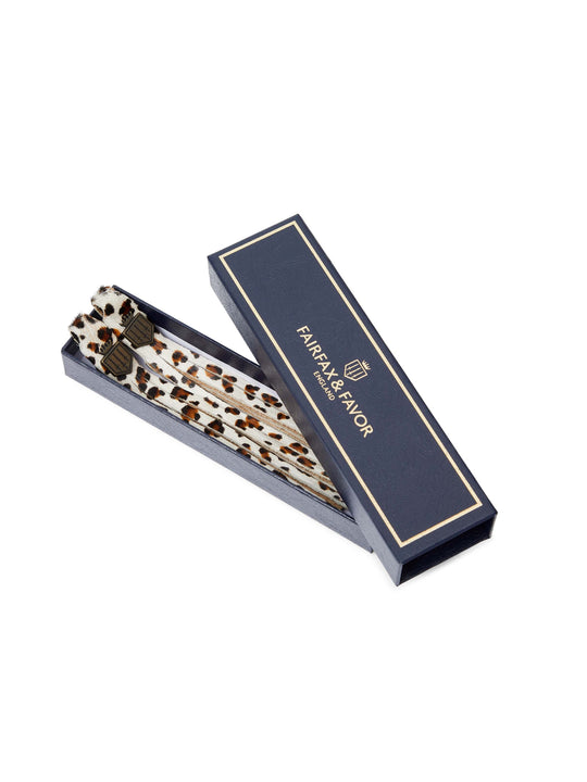 Boot Tassels - Women's Boots Tassels - Snow Leopard Haircalf