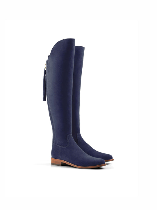 The Flat Amira - Ink Suede