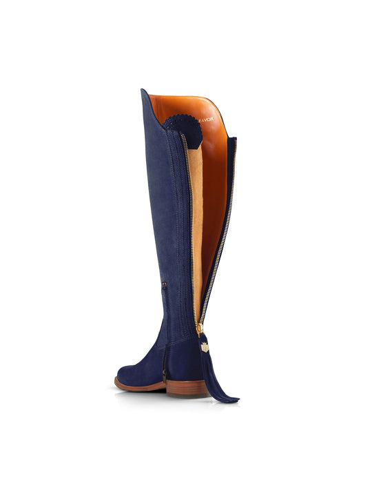 The Flat Amira - Ink Suede