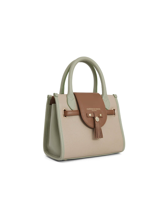 Mini Windsor Handbag - Mint Tri-Colour (Limited Edition)