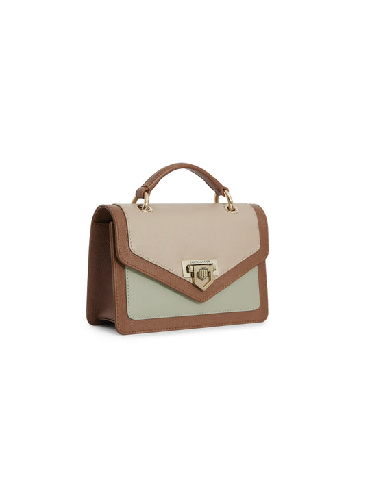 Loxley Mini Cross Body Bag - Mint Tri-Color