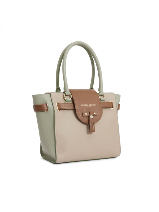 Windsor Tote - Mint Tri-Colour