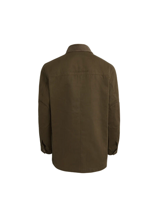 Archie Wax Jacket - Khaki Brown