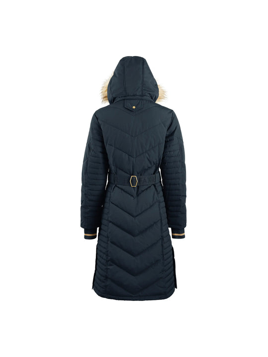 Charlotte Longline Coat - Navy
