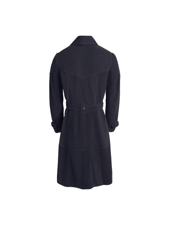 Lylla - Navy Suede