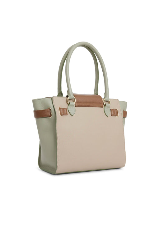 Windsor Tote - Mint Tri-Colour