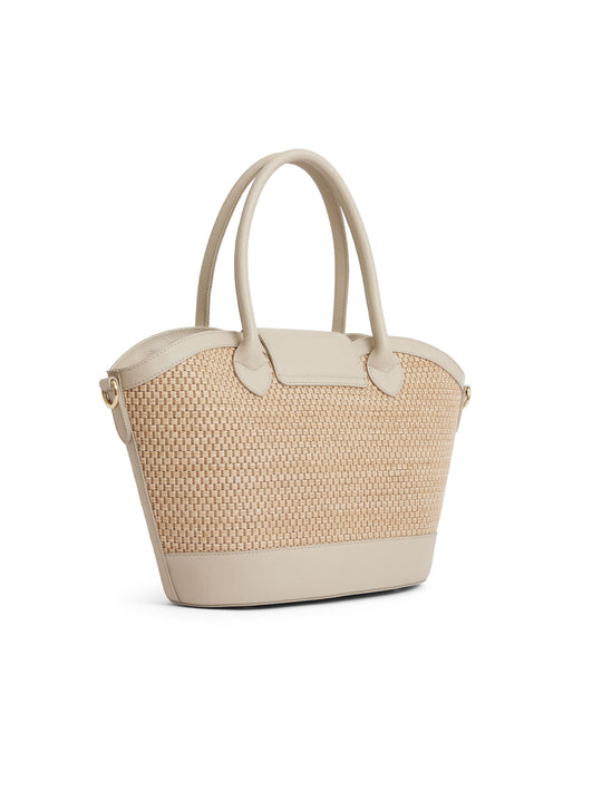 The Windsor Basket Bag - Stone