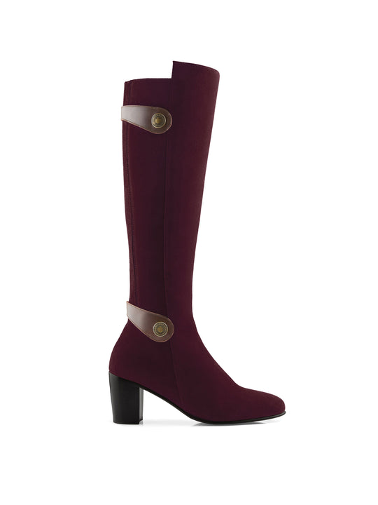 The Upton - Plum Suede