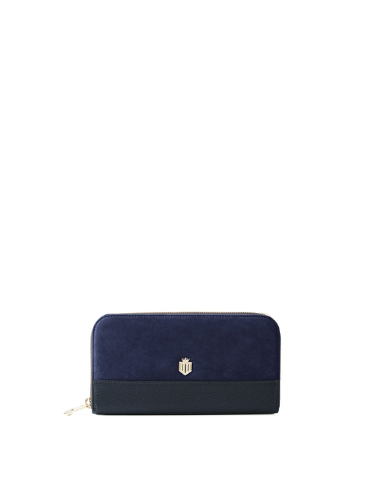 The Salisbury - Women's Purse - Navy Suede