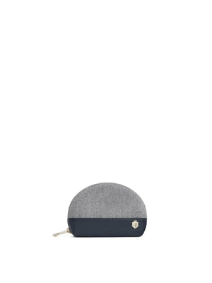 Chiltern Coin Purse - Denim Suede