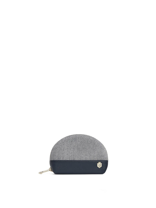The Chiltern - Women's Coin Purse - Denim Suede