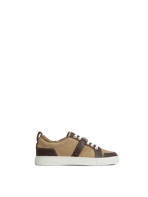 Edinburgh Trainer - Caramel Suede