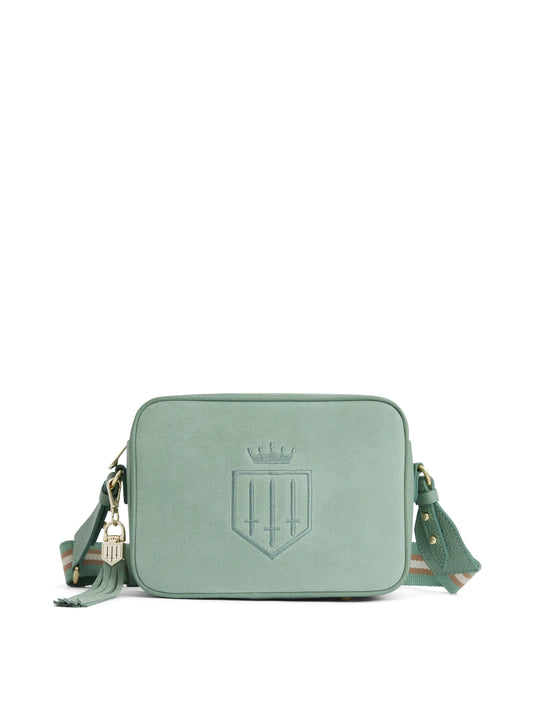 The Finsbury - Women's Crossbody Bag - Mint Suede (Stockist Exclusive)