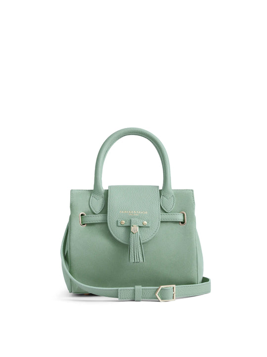 The Windsor - Women's Mini Handbag - Mint Suede