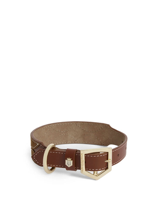 The Ohio - Dog Collar - Tan Leather