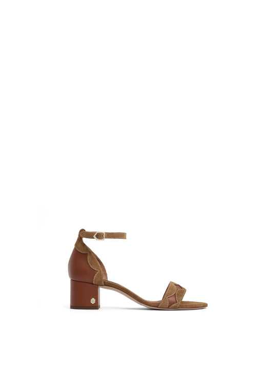 The Ohio - Women's Mid Heel Shoes - Tan Suede