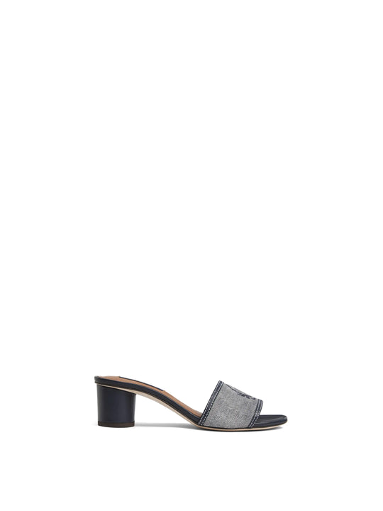 The Richmond - Women's Mules - Denim Suede