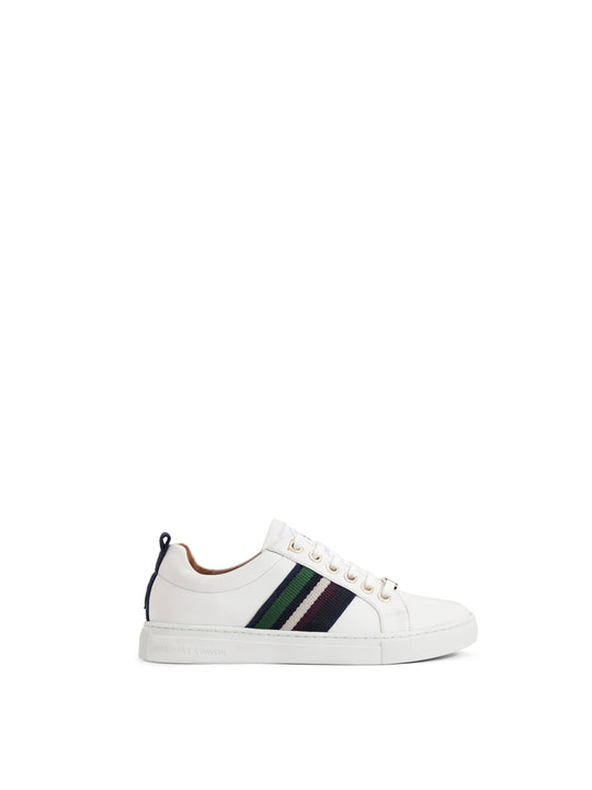 Women&#039;s Boston Trainer White Leather