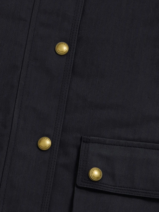 Olivia Wax Jacket - Indigo