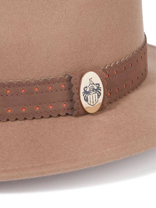 Hicks & Brown Waveney - Wool Fedora Camel