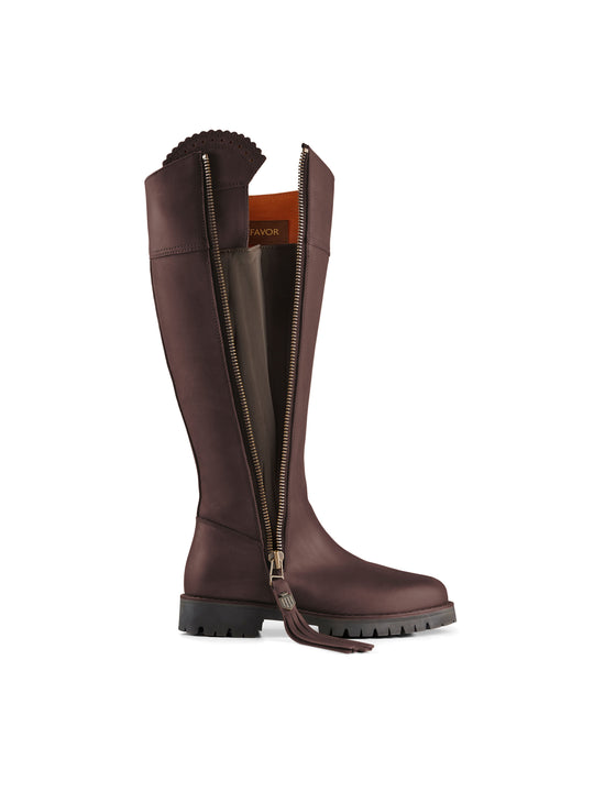The Explorer (Narrow Fit) - Mahogany Leather