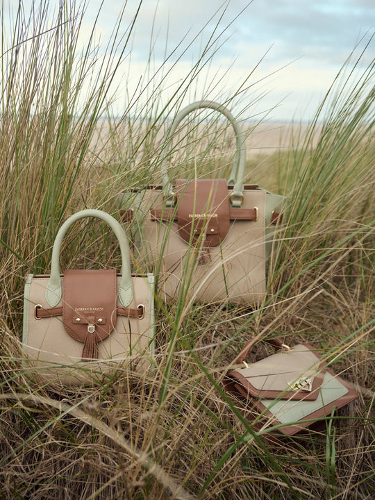 Windsor Tote - Mint Tri-Colour