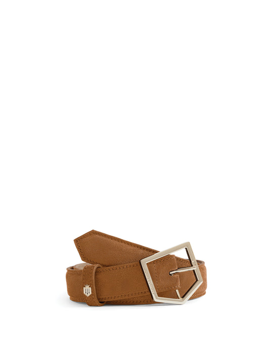 The Felbrigg - Women's Belt - Tan Suede