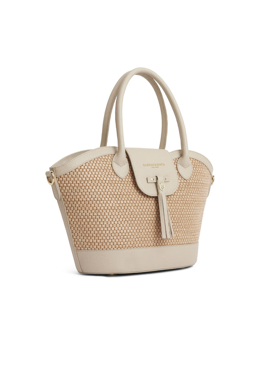The Windsor Basket Bag - Stone