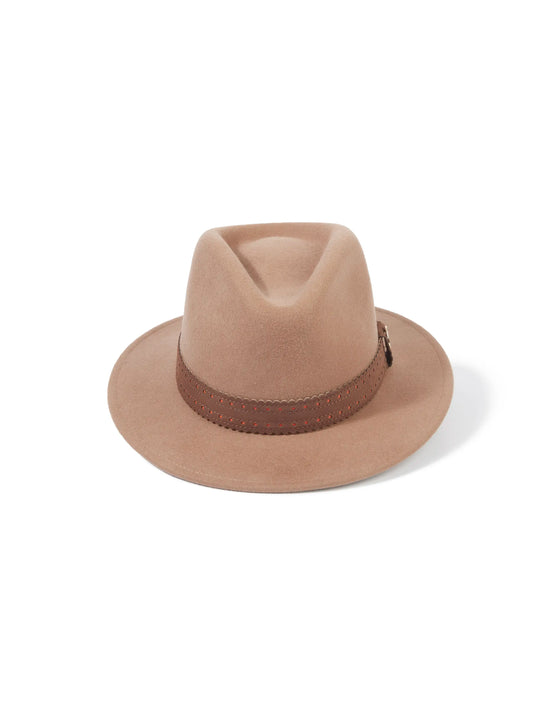 Hicks & Brown Waveney - Wool Fedora Camel
