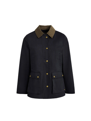 Olivia Wax Jacket - Indigo