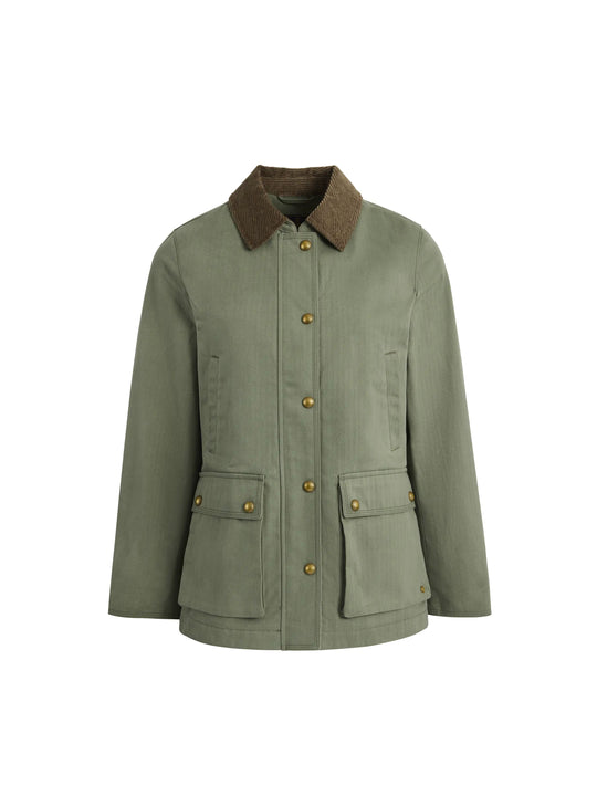 Olivia Wax Jacket - Pistachio
