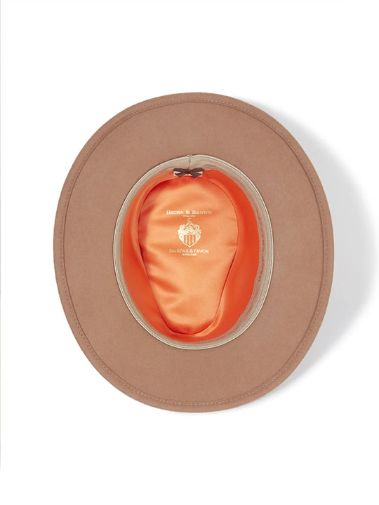 Hicks & Brown Waveney - Wool Fedora Camel
