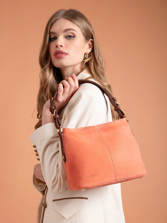 The Tetbury - Women's Mini Bag - Melon Suede