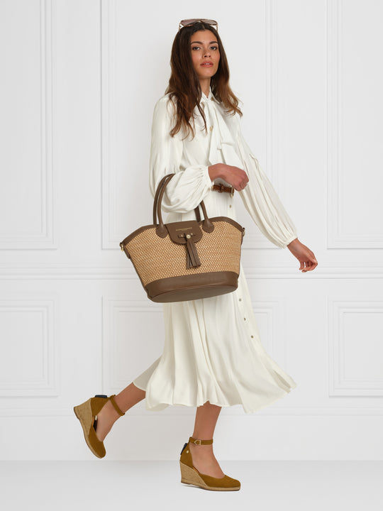 The Monaco Wedge - Tan